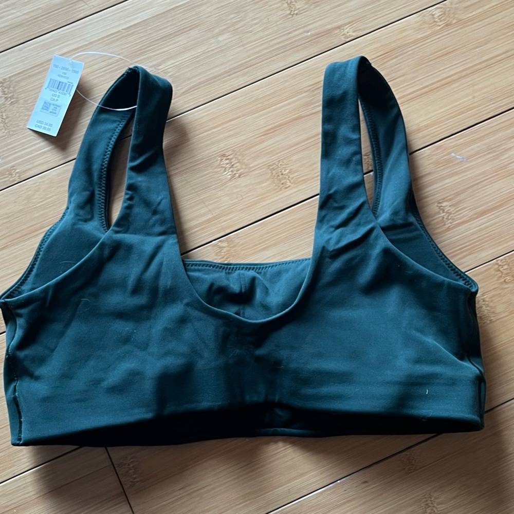 Aerie Dark Green Padded Sports Bra - Picture 4 of 5
